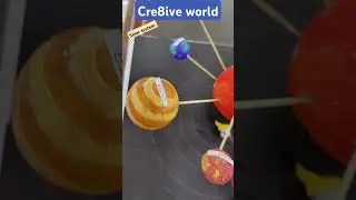 solar system project #schoolactivity #scienceproject #easy#schoolcrafts #schoolprojectidea #art