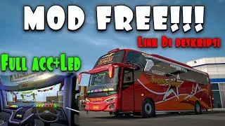 WAJIB DOWNLOAD!!! MOD FREE KEREN!!! FULL ACC & LED #ets2 #reviewmod #modets2 #modbusets2 #modfree