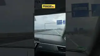 #shorts PRAGUE🇨🇿#youtubeshorts #shortsvideo #prague #czechrepublic #border #driving #europe #road