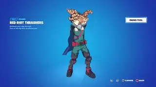 *NEW* RED RIOT THRASHERS PICKAXE!! (FORTNITE x MY HERO ACADEMIA)