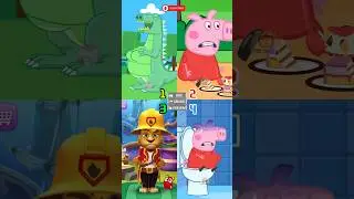 They are tweaking 😂 (Animation meme) #funnyshorts #gaming #animation #mytalkingtom2 #viralshorts