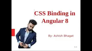 Angular: Data Binding: CSS Class Binding in Angular framework in detail #10