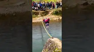 Bamboo pole crosses the river, somersault fight, never expected boo absurd vision 🎈 P282