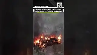 Protesters burn vehicles outside Baksa jail after accused in Zubeen Garg case brought by police