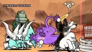 Ashvini Desert: Sandstorm Area 19 - No Uber/Farmboy [Battle Cats] 亞蜥比沙漠：烈風沙漠 19區 - 無超激/農夫貓 [貓咪大戰爭]