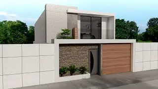Plano de casa de 7x20 metros