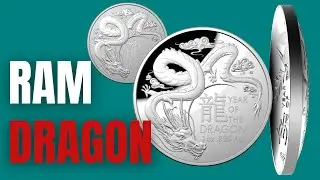 Lunar Silver Dragon Domed Proof and Bullion Coins from the Royal Australian Mint