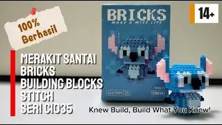 Merakit Santai Lego Bricks Stitch Seri C1035