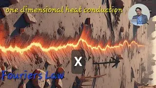 one dimensional heat conduction equation derivation | 1D heat conduction equation