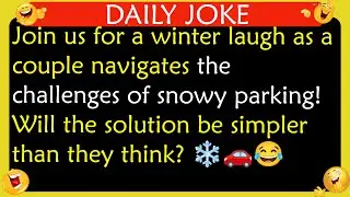 Daily Chuckles #68: Snowy Dilemma! ❄️😂 #WinterHumor #FunnyTwist #jokeoftheday