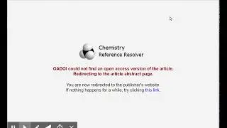 Chemistry Reference Resolver extension for Google Chrome