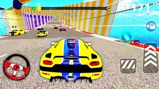 Impossible Crazy Cars Mega Ramp |Extreme Car Stunts Racing Driver Master Simulator Gameplay #racing