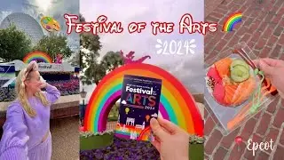 Epcot Festival of the Arts 2024🎨 | Trying new food, Painting, Seeing Disney on Broadway, and more!