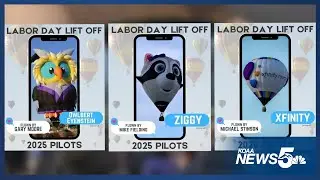 Special shape balloons for Labor Day Lift Off 2025