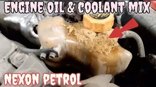 nexon petrol  engine oil & coolant mix || Nexon heating problem #tata  #mechanic #work