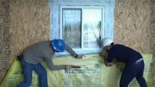 Window Installation Flashing Method A with Fortiflash&reg; Butyl and WeatherSmart&reg; Housewrap