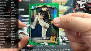 1/17/2026 2025 Bowman Draft Baseball Hobby 8 Box Case Break PYT #3