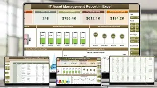 IT Asset Management Report in Excel