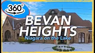 12/08/25 360 BEVAN HEIGHTS Neighborhood Niagara on the Lake Driving Tour 4K 360 VR video