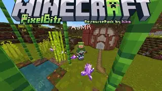 MINECRAFT ASMR-(MIC MUNCHIN+NEW!) BUILDING GLASS FACTORY (PT1)