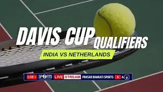 LIVE - India vs Netherlands | Davis Cup 2026 Qualifiers 1st Round, Bengaluru | Doordarshan Sports