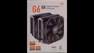 Обзор высокопроизводительного процессорного кулера PCCooler (Shenzhen Fluence Technology PLC) G6 BK