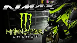 Monster Energy !! Yamaha N Max Full Stiker