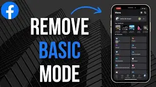 How to Remove Basic Mode In Facebook  (2024) - Remove buy data option on Facebook