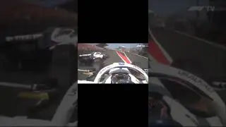 Onboard Mick Schumacher's front wing damaged attempting pass Mazepin #Shorts #Formula 1 #Dutchgp