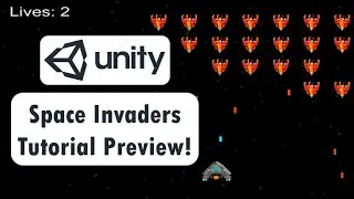 Space Invaders Preview - Unity 2D