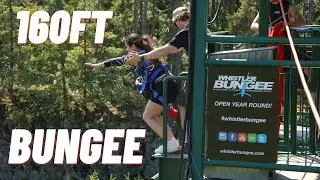 MY FIRST TIME BUNGEE JUMPING - 160 FT!!!!