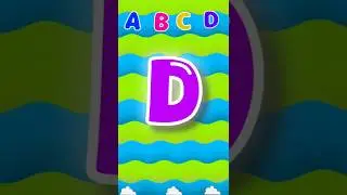 ABC Song with Cute Teddy Bear 🧸💛 | A for Apple 🍎 B for Ball ⚽ | Toddlers ABC Fun #Shorts