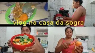Vlog / rotina e almoço simples na casa da sogra 