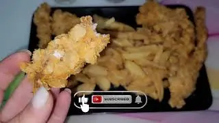 🔥 Crispy de Pui la Air Fryer – SUPER CROCANȚI FĂRĂ ULEI! Rețetă rapidă🍗