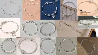 Latest silver bangles for girls with Price l silver kada for girls l Silver bracelet for women...