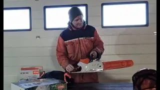 brøyting og motorsag