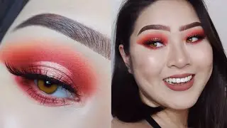Halo Eye Makeup Tutorial (Hooded Eyes) | Huda Beauty Desert Dusk | EyesOnJess