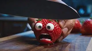 The Terrified Strawberry! | Kitchen Horror-Comedy 😱🔪