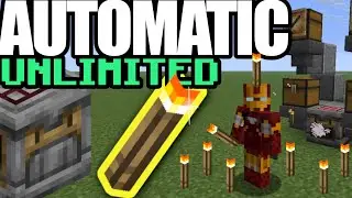 Never Craft Torches Again! | Minecraft Automatic Crafter Tutorial