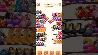 BIRD SORT 2 COLOR PUZZLE GAME🐦      LEVEL 271