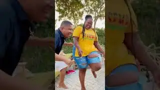 Fun loving Sandra Dacha and Brian Weke with their latest dance moves, shaking and gyrating