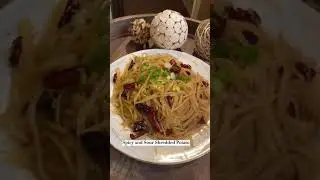 Spicy and Sour Shredded Potato | 酸辣土豆丝