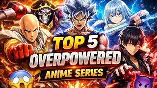 Top 5 Overpowered Anime Series | OP MC Hindi Language 🔥 | zb anime 👻