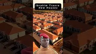 Ibrahim Traore free Houses for Burkina #burkinafaso #ibrahimtraore