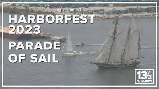 The Harborfest 2023 Parade of Sail