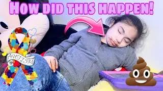 Autistic girl Mornings! | ASD repetitive behavior! | Autism life with Ashy!