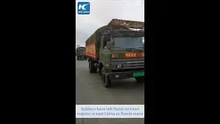 Chinese villagers send food, gifts to thank soldiers for flood relief operations