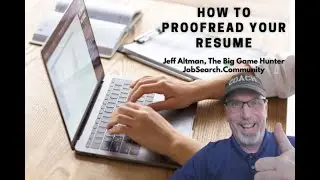 How to Proofread Your Resume (VIDEO)