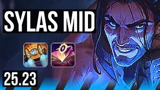 SYLAS vs VIKTOR (MID) | Legendary | EUW Master | 25.23