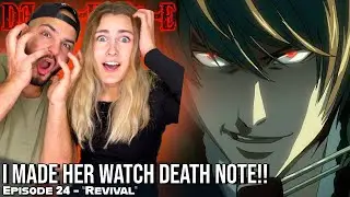 ЛАЙТ ВОЗВРАЩАЕТСЯ В ОБРАЗЕ КИРЫ!!! 😱📓💀 Реакция девушки на 24 серию «Тетради смерти»